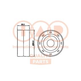 Spannrolle, Zahnriemen 127-17085 von IAP QUALITY PARTS günstig für 78,86 € online kaufen