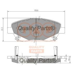 Bremsbeläge 704-17201 von IAP QUALITY PARTS günstig für 90,67 € online kaufen