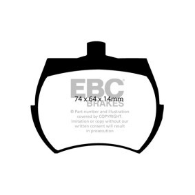 Kjøp Bremseklosser av EBC Brakes DP127 til den lave prisen 1705720,61 NOK