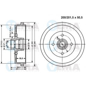 Kühlmittelflansch VE80074 von VEMA günstig für 73,78 € online kaufen