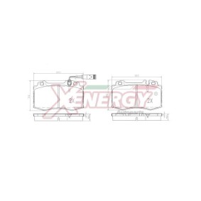 Bremsbeläge X40856 von AP XENERGY günstig für 60,93 € online kaufen