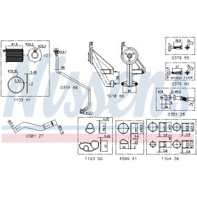 Montagesatz, Abgasanlage des Herstellers NISSENS - Originalware Artikelnummer: 9300910
