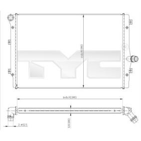 Kühler, Motorkühlung 702-0024 von TYC günstig für 112,10 € online kaufen