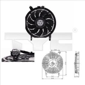 Compre Ventilador de radiador da TYC 836-0004 a um preço baixo por 56,05 €