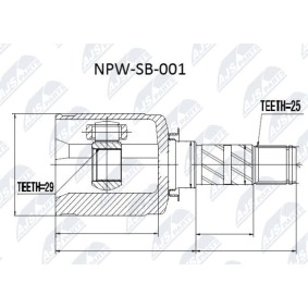 Acquista Kit giunti semiasse da NTY NPW-SB-001 a buon mercato per soli 74,53 €