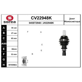 Gelenksatz, Antriebswelle CV22948K von EAI günstig für 54,98 € online kaufen