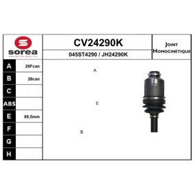 Gelenksatz, Antriebswelle CV24290K von EAI günstig für 109,65 € online kaufen