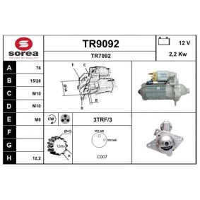 Anlasser TR9092 von SNRA günstig für 230,55 € online kaufen
