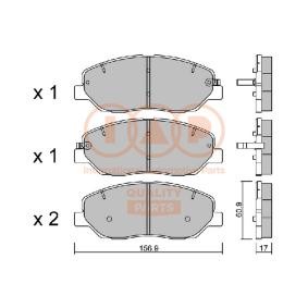 Bremsbeläge 704-07088P von IAP QUALITY PARTS günstig für 110,22 € online kaufen