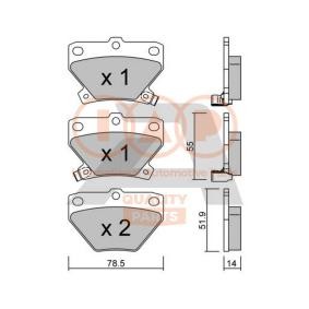 Bremsbeläge 704-17002P von IAP QUALITY PARTS günstig für 85,56 € online kaufen