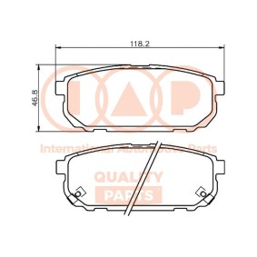 Bremsbeläge 704-21084G von IAP QUALITY PARTS günstig für 113,51 € online kaufen