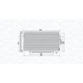 Osta Lauhdutin, ilmastointilaite MAGNETI MARELLI:llä 350203998000 edullisesti hintaan 98,47 €