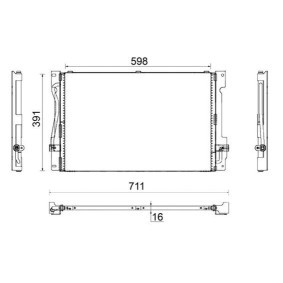Acquista Condensatore climatizzatore da MAHLE ORIGINAL AC 173 000S a buon mercato per soli 135,73 €