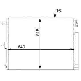 Osta Lauhdutin, ilmastointilaite MAHLE ORIGINAL:llä AC 45 000S edullisesti hintaan 242,89 €