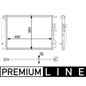 Klimakondensator AC 61 000P von MAHLE ORIGINAL günstig für 169,39 € online kaufen