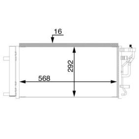 Klimakondensator AC 71 000S von MAHLE ORIGINAL günstig für 184,40 € online kaufen