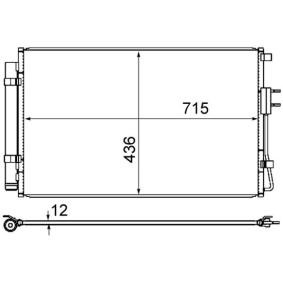 Klimakondensator AC 868 000S von MAHLE ORIGINAL günstig für 157,24 € online kaufen