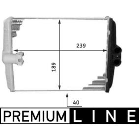 Wärmetauscher, Innenraumheizung AH 107 000P von MAHLE ORIGINAL günstig für 63,70 € online kaufen