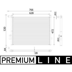 Acquista Radiatore da MAHLE ORIGINAL online per 8 Cabrio (G14, F91) a prezzi moderati