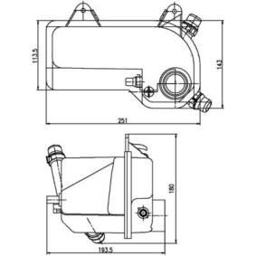 Ausgleichsbehälter für BMW von MAHLE ORIGINAL