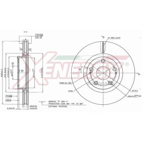 Osta Jarrulevy AP XENERGY:llä X602241 edullisesti hintaan 56,07 €