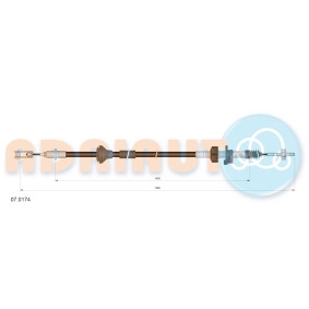 Kupplungsseil 07.0174 von ADRIAUTO günstig für 36,61 € online kaufen