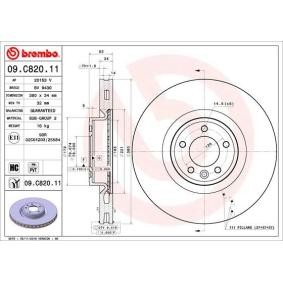 Bremsscheibe 09.C820.11 von BREMBO günstig für 100,88 € online kaufen