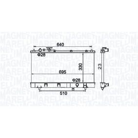 Kühler, Motorkühlung 350213177200 von MAGNETI MARELLI günstig für 91,83 € online kaufen