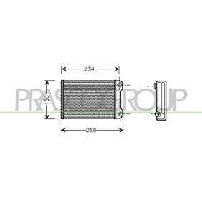 Wärmetauscher, Innenraumheizung FT133H002 von PRASCO günstig für 35,24 € online kaufen