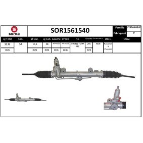 Lenkgetriebe SOR1561540 von SNRA günstig für 600,12 € online kaufen