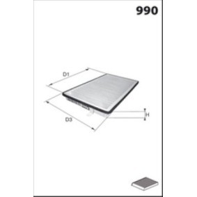 Comprar Filtro de habitáculo de MISFAT HB330 a bajo precio de 44,75 €