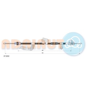 Handbremsseil 07.0282 von ADRIAUTO günstig für 27,52 € online kaufen