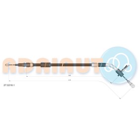 Handbremsseil 27.0216.1 von ADRIAUTO günstig für 23,90 € online kaufen