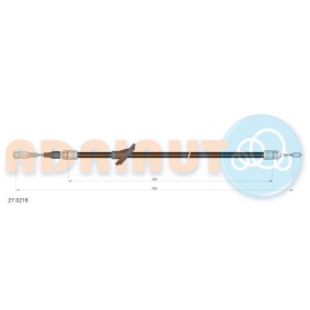 Handbremsseil 27.0218 von ADRIAUTO günstig für 29,98 € online kaufen
