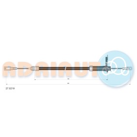 Handbremsseil 27.0219 von ADRIAUTO günstig für 18,92 € online kaufen