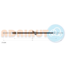 Handbremsseil 27.0249 von ADRIAUTO günstig für 20,31 € online kaufen