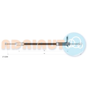 Handbremsseil 27.0288 von ADRIAUTO günstig für 16,88 € online kaufen