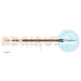 Compre Cable de freno de mano de ADRIAUTO online para Frontera A Sport SUV Cabrio (U92) a precios moderados