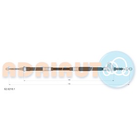 Handbremsseil 52.0218.1 von ADRIAUTO günstig für 31,08 € online kaufen