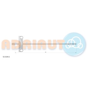 Handbremsseil 52.0246.2 von ADRIAUTO günstig für 20,32 € online kaufen