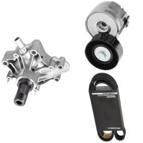 Compre Bomba de água + kit da correia de distribuição da RIDEX 4172P0047 a um preço baixo por 90,72 €
