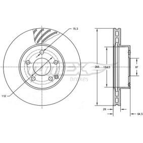 Bremsscheibe TX 72-76 von TOMEX brakes günstig für 69,81 € online kaufen