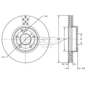 Bremsscheibe TX 72-91 von TOMEX brakes günstig für 48,10 € online kaufen