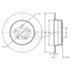 Bremsscheibe TX 73-10 von TOMEX brakes günstig für 46,38 € online kaufen