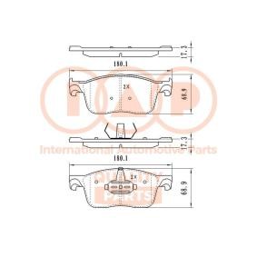 Bremsbeläge für CITROËN von IAP QUALITY PARTS