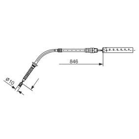 Achetez des Câble de frein à main BOSCH 1 987 482 866 à prix pour 48,16 €