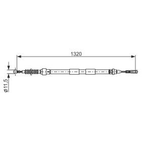 Handbremsseil 1 987 482 874 von BOSCH günstig für 20,09 € online kaufen