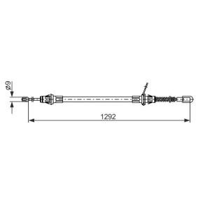 Handbremsseil für DODGE von BOSCH