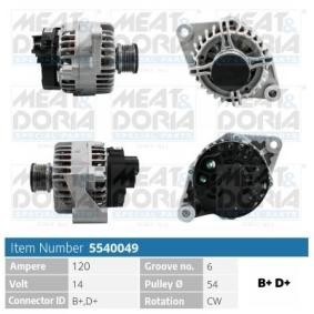 Lichtmaschine 5540049 von MEAT & DORIA günstig für 229,12 € online kaufen
