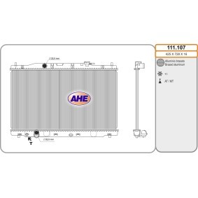 Acquista Radiatore motore da AHE 111.107 a buon mercato per soli 190,11 €